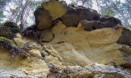 Skalní řícení Malá Buková