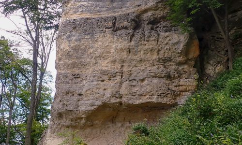 skalní věž Větrný mlýn na Malé Bukové